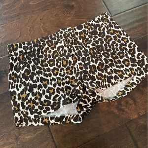 J Crew shorts size 2 - leopard print
